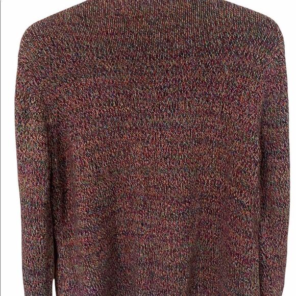 Liz Claiborne Women’s Multicolored Mock Turtle Neck Sweater - Picture 15 of 16
